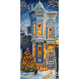 Victorian Christmas Cross Stitch Kit by Letistitch Victorian Christmas Cross Stitch Kit by Letistitch