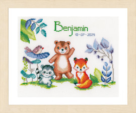 Animals Birth Record Counted Cross Stitch Kit by Vervaco Animals Birth Record Counted Cross Stitch Kit by Vervaco