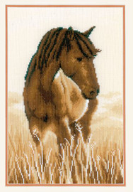 Horse Counted Cross Stitch Kit by Vervaco