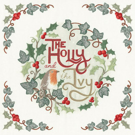 Festive Foliage Embroidery Kit by Bothy Threads