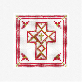 Filigree Cross Cross stitch Card Kit by Heritage Filigree Cross Cross stitch Card Kit by Heritage