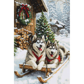 The Magic of the Nordic Winter Petit Point Kit by Luca-S