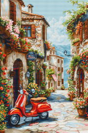 Italy in the Perfume of Flowers Cross Stitch Kit by Luca-S