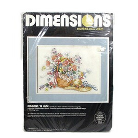 Ribbons n Lace Cross Stitch Kit  by Dimensions Ribbons n Lace Cross Stitch Kit  by Dimensions