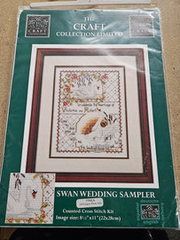 Swan wedding Sampler Chart only