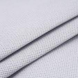 1 Offcut of 14 count blue/grey aida 24cm x 20cm