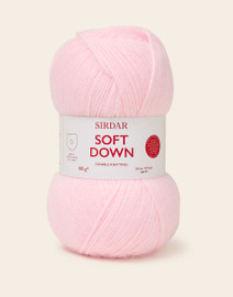 Sirdar Soft Down Wool Blend 100g Ball - Mallow Pink
