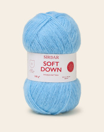 Sirdar Soft Down Wool Blend 100g Ball - Blue Mist