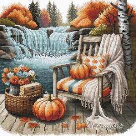 Autumn Rest Counted Cross Stitch Kit by AVA Stitch