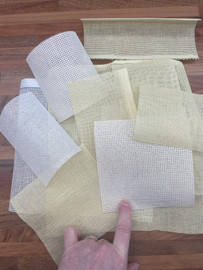 1 Bundle of Various count Canvas Marked and slightly discoloured - price reflects this - BUNDLE A