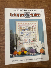 Florida Sampler Cross Stitch Chart Booklet by Ginger & Spice
