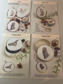 *Second-Hand* Collection of Owls Cross Stitch Charts by Framecraft