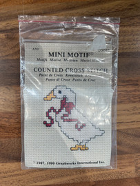 Mini Motif Goose Cross Stitch Kit