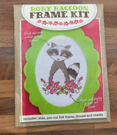 Raccoon Frame Cross Stitch Kit 