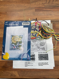 *Second-Hand* For My Sister Cross Stitch Chart and left over thread only