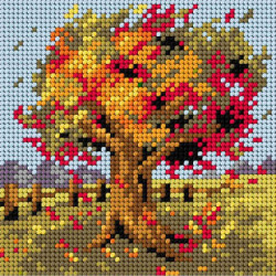Autumn Tree Tapestry Canvas Only by Orchidea