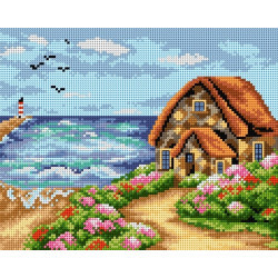Seaside Tapestry Canvas Only by Orchidea