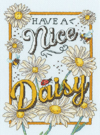 Nice Daisy Cross Stitch Kit by Bothy Threads