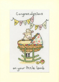 Little Lamb Cross Stitch Kit by Bothy Threads