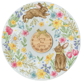 Spring Wreath Cross Stitch Kit by Bothy Threads