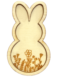 Wooden Bunny Needle Minder by Bothy Threads