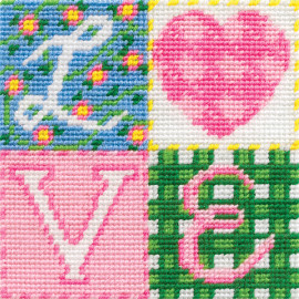 Patchwork Love Tapestry Kit by Design Works