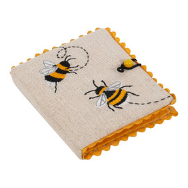  Bee Embroidered Needle Case by Hobby Gift