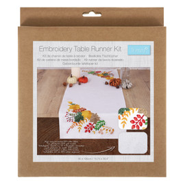  Embroidery Kit: Table Runner: Autumnal Harvest by Trimits