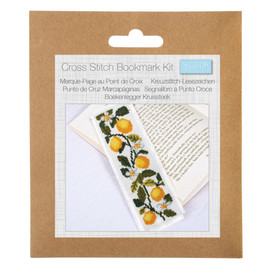 Lemons Bookmark Counted Cross Stitch Kit by Trimits