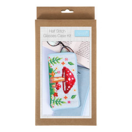 Half Stitch / Tapestry Kit: Stitch Your Own Glasses Case: Toadstool