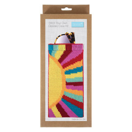 Half Stitch / Tapestry Kit: Stitch Your Own Glasses Case: Sunshine