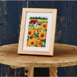 Sunflowers Counted Cross Stitch Kit By Permin