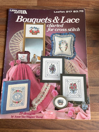 Bouquets & Lace For Cross Stitch Chart Booklet by Leisure Arts