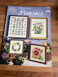 Pansies Cross Stitch Chart Booklet by Leisure Arts