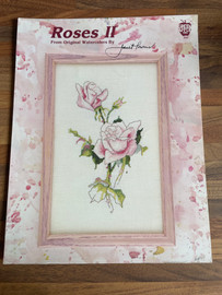 Watercolour Rose 2 Cross Stitch Chart by Janet Powers