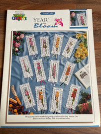 Year In Bloom Cross Stitch Charts by Yvonne Ford