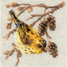 Siskin Counted Cross Stitch Kit By Riolis