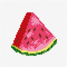 Watermelon Counted Cross Stitch Kit by Orchidea