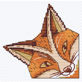 Fox Cross Stitch Bookmark Kit by Andriana