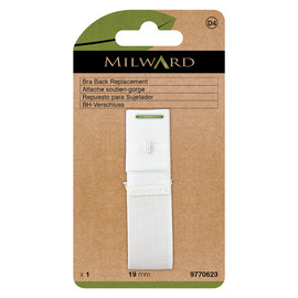 Bra Back Replacement: 38mm: White