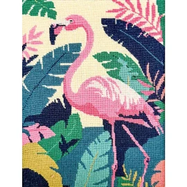 Tropical Flamingo  Tapestry Kit By Milpoint