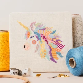 Mandala Unicorn Cross Stitch Kit by Meloca Designs
