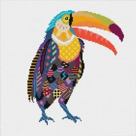 Mandala Toucan CHART ONLY by Meloca Designs