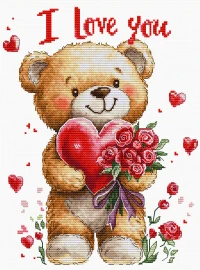 Bouquet of Love Cross Stitch Kit By Luca S