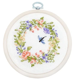 In the Harmony of Spring Cross Stitch  Kit with Hoop by Luca S