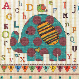Baby Elephant Cross Stitch Kit by Dimensions