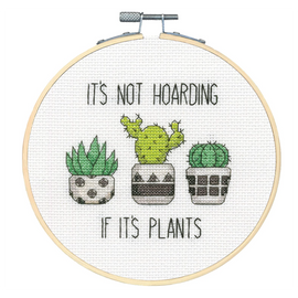 Hoarding Plants  Cross Stitch Kit by Dimensions