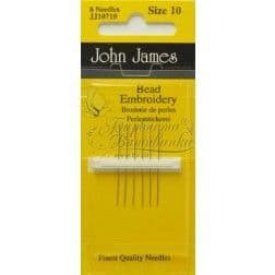  John James Bead Embroidery/Short needles - Size 10