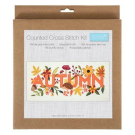 Autumn Cross Stitch Kit Kit by Trimits