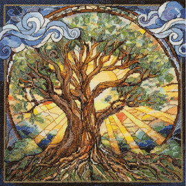 Eternal Tree Counted Cross Stitch Kit by Abris Art
